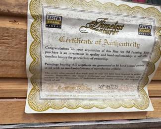 Detail of Certificate