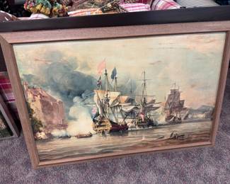 Fantastic Naval Battle Scene