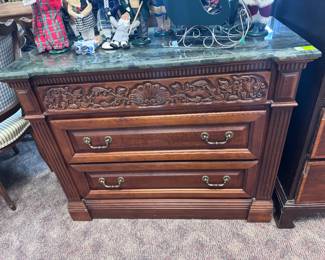 Marble Top Chest