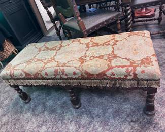 Beautiful French Tapestry Bench