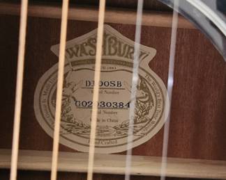 Mint condition "Washburn"acoustic guitar $250.00