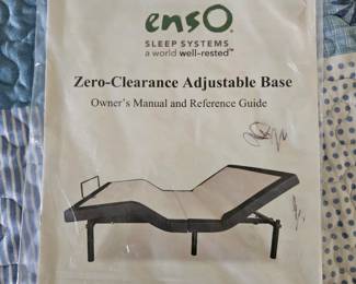 King size deluxe adjustable bed
Head and feet both go up individually or together. $600.00