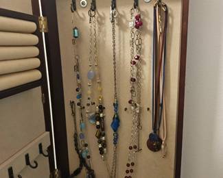 All costume jewelry please ask the cashier for prices, her name is Laura