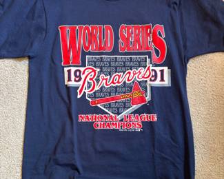 Vintage 1991 Atlanta Braves World Series Shirt