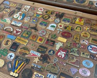 HUGE Vintage Enamel Pin Collection!!