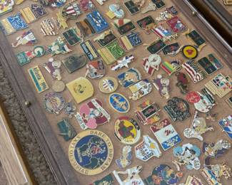 HUGE Vintage Enamel Pin Collection!!