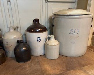So Many Crocks! Redwing 20 Gallon Lidded Crock | Pottery