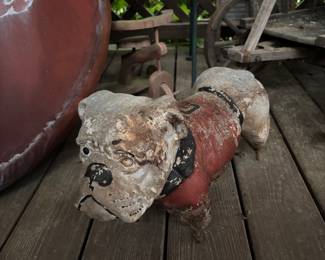 Vintage Concrete Georgia Bulldog