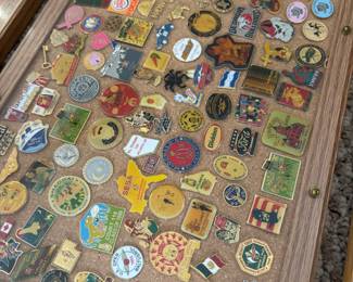 HUGE Vintage Enamel Pin Collection!!