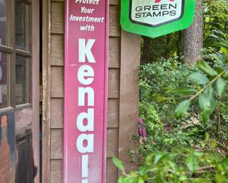 Vintage Advertising XL Vertical Kendall Motor Oil Sign