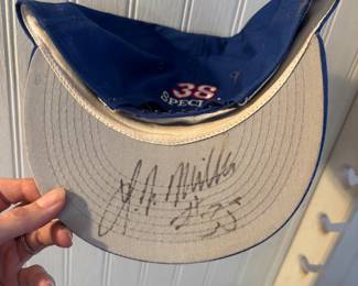 L W Miller #38 Signed Colt Racing Hat