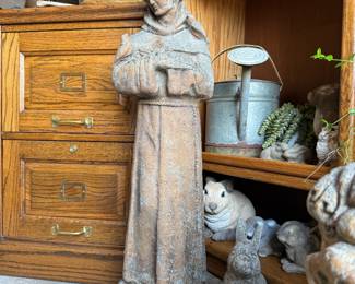St Francis Stone Statue