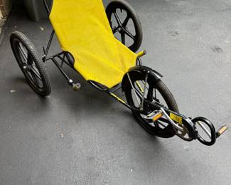 Sitting tricycle. this sold recently on ebay for $600