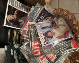 Vintage magazines.