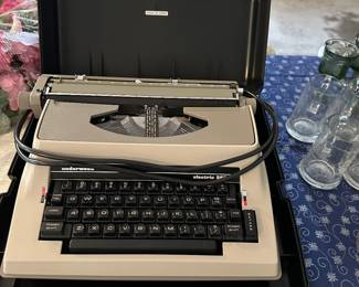 Vintage electric typewriter
