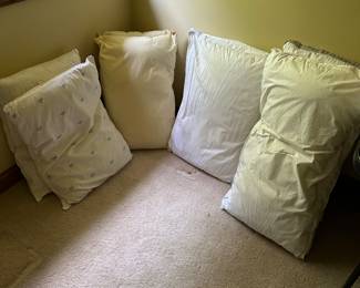Pillows king, queen, standard size