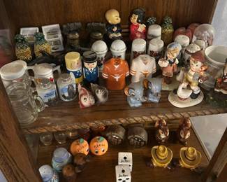 Salt and pepper collection - State plates and spoons also available