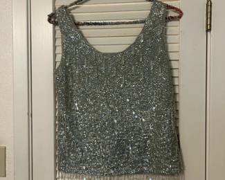vintage beaded top