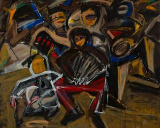 Neighborhood band
Acrylic on canvas 60x72
$2,000
