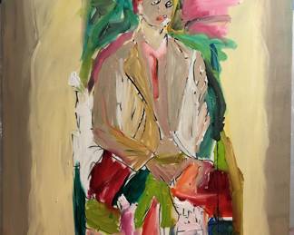 Sitting Alone
Oil on canvas 60”x48”
$600