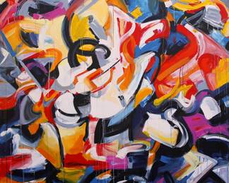 Mr. Happenings
Acrylic on canvas 48”x48”
$1,600