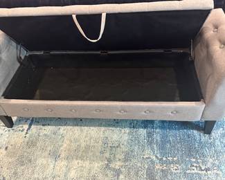 #52 - $70 - Bench tufted with storage 24x55x19