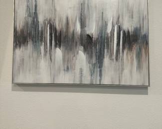#13 - $90 - Modern abstract canvas 24x36