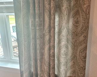 #17 - 50 per set - Paisley set of 4 drapes 2 sets available