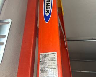 #74 - $86 - Werner ladder 8' - 300 pounds