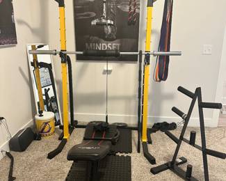#32 - $400 - Smith work out weight machine with bench