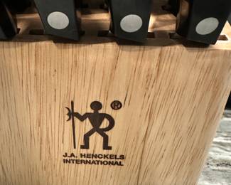 #77 - $120 - J.A. Henckels Knife set 16 pieces