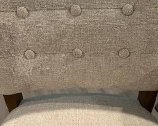 #21 - $300 - 4 linen style hemp color barstools 41Tx18x19