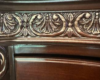 #55 - $160 - Tall chest 5 drawers 57Hx38x17