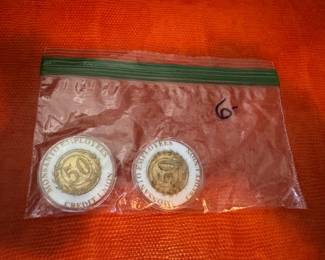 Anniversary coins