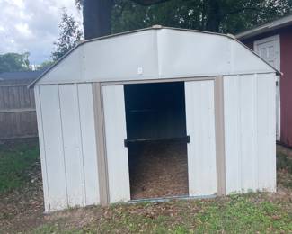 Aluminum Shed $200