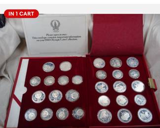 Pure silver proof coins by the hundreds selling it spot