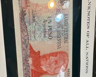 Over 500 uncirculated proof notes from around the world
