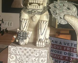 3 foot tall, hand, carved food, dog, legally imported
$10,000 or highest offer