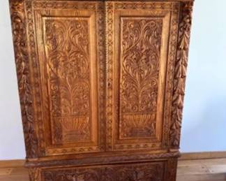 Hand carved armoire from late 1700s. Valued at $65,000.
Highest offer
