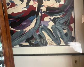 Signed lithograph Listed Artist
$2500 or highest offer