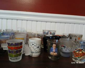 Huge shot glass collection.