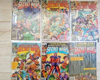 Secret wars comics.