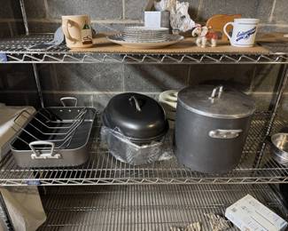 professional cookware, roasting pans, big pot