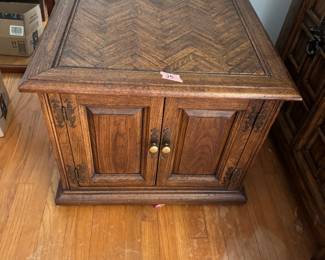 end table, with copious storage underneat. also has the matching coffee table