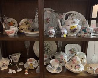 teapots, teacups etc