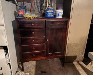 very old child's dresser.