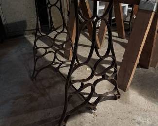 iron sewing machine stand