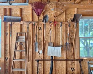 Tons of lawn and garden tools