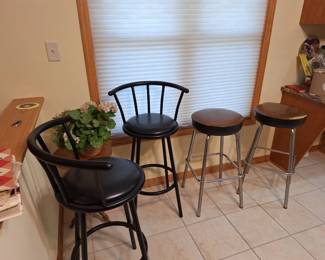 Barstools, vintage 1980s stools