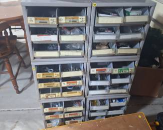 6 drawer hardware cabinets with hardware